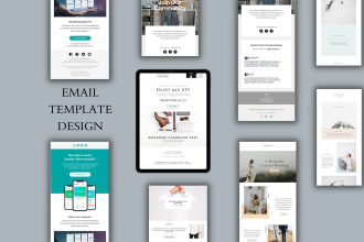 design klaviyo email template and flows