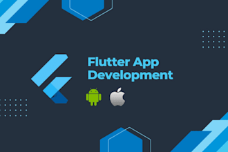 develop android and IOS app using flutter with backend