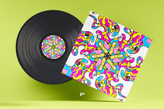 design a unique album, single, mixtape cover for your music