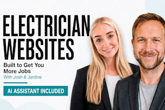 create  an electrician website that gets jobs