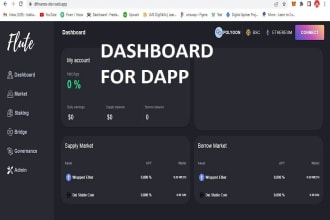 make you a dapp for crypto lending borrowing and staking in blockchain