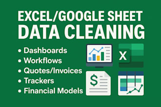 organize and automate business excel spreadsheets
