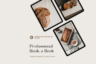 format your ebook and print ready book in indesign
