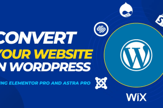 convert clone or migrate magento drupal joomla website to wordpress woocommerce