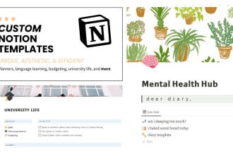 make a custom notion template for any problem