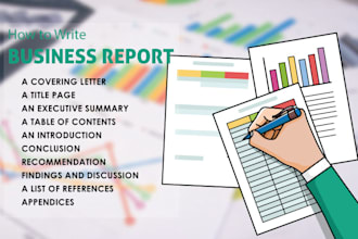 prepare business reports and analyze case studies for you