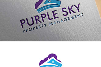 do professional real estate management logo design for  you