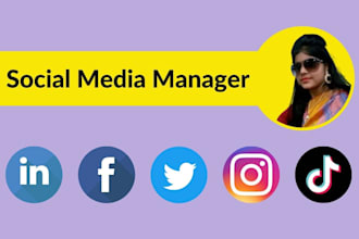 manage your social media, linkedin, twitter, facebook page