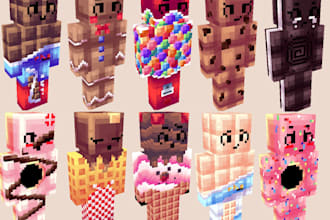 create minecraft skins or HD skins