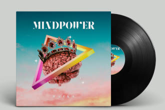 design album cover or music cover artwork