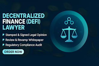 provide signed and stamped legal opinion on crypto projects