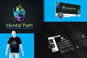 create a perfect and outstanding logo design with a complete branding kit