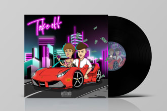 illustrate unique album or single cover artwork