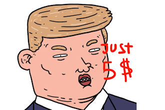 Hot Review!  draw funny style cartoon caricature as a profile picture