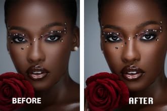 do bulk portrait retouching image editing and enhancement