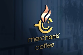 design cafe, coffee, bakery, tea, and juice shop logo