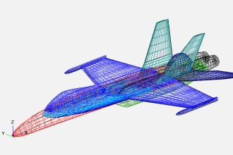design aircraft 3d model using openvsp, catia, solidworks