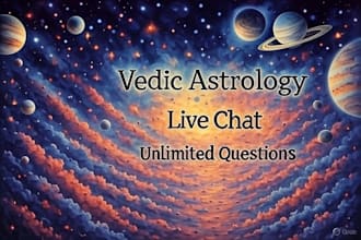 give live chat vedic astrology consultation