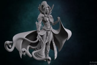 do 3d supting,3d modeling,3d realistic,3d stylize character and 3d printing
