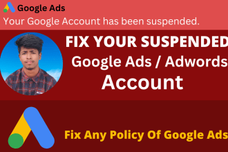 fix suspended google ads account to unsuspend