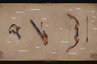 design any prop or weapon for your project
