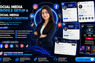 setup and customize an impressive social media presence