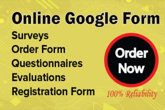 create online google form and online microsoft form