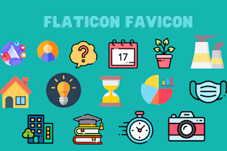 design flaticon, line icon, app icon