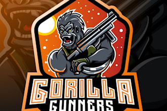 design a professional modern gaming logo