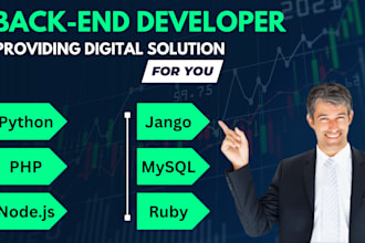 be your python developer for backend web development