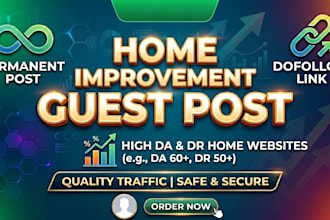 do home improvement guest post, kitchen backlinks design blog