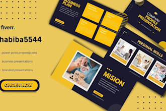 create professional google slides, canva presentation and pitch deck