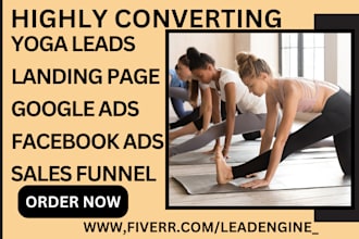 generate  yoga leads fitness leads personal trainer gym health leads