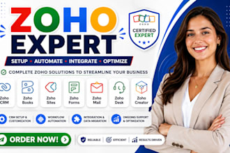 setup zoho crm automation zoho books site zoho forms mails desk zoho creators