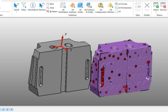 do reverse engineering, make cad models from scan data