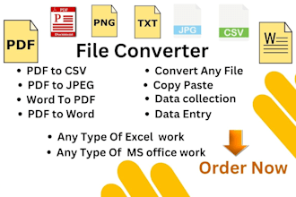 do efficient file conversion and PDF document transfer