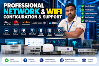 setup network configuration cisco huawei aruba imaster