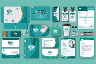 design stunning business card with all stationery