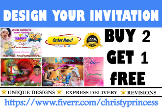 design and print your invitation cards