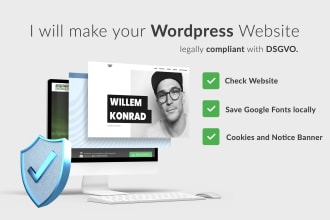 make your existing website legally compliant with dsgvo