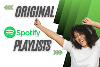 curate an original custom music playlist on spotify