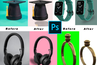 do photoshop editing, clipping path, and background remove