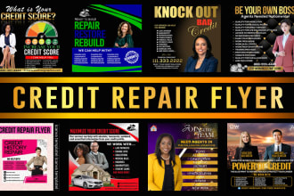 design amazing tax credit repair flyer and business flyer