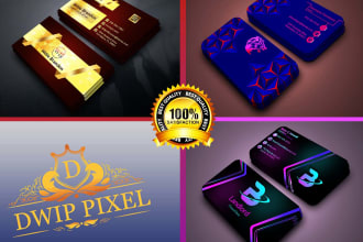 design professional business card in 24 hours