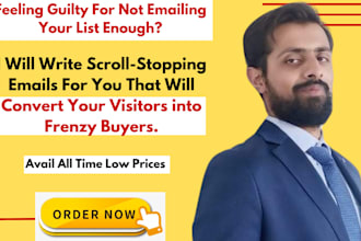 persuasive sales email copy for you that generates results right away