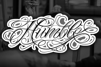 create a chicano tattoo lettering