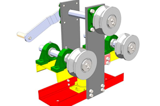 make drawings for DIY pipe bending machine
