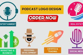 design modern minimalist logo store marketing podcast gaming