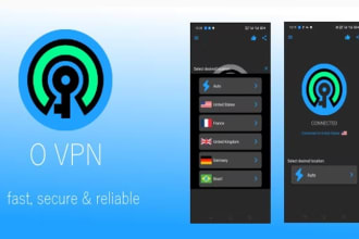 develop an android VPN app with ads and in app purchase