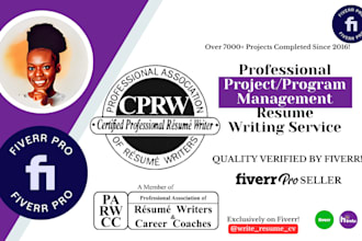 revamp and rewrite your ats project manager, scrum master and education resume